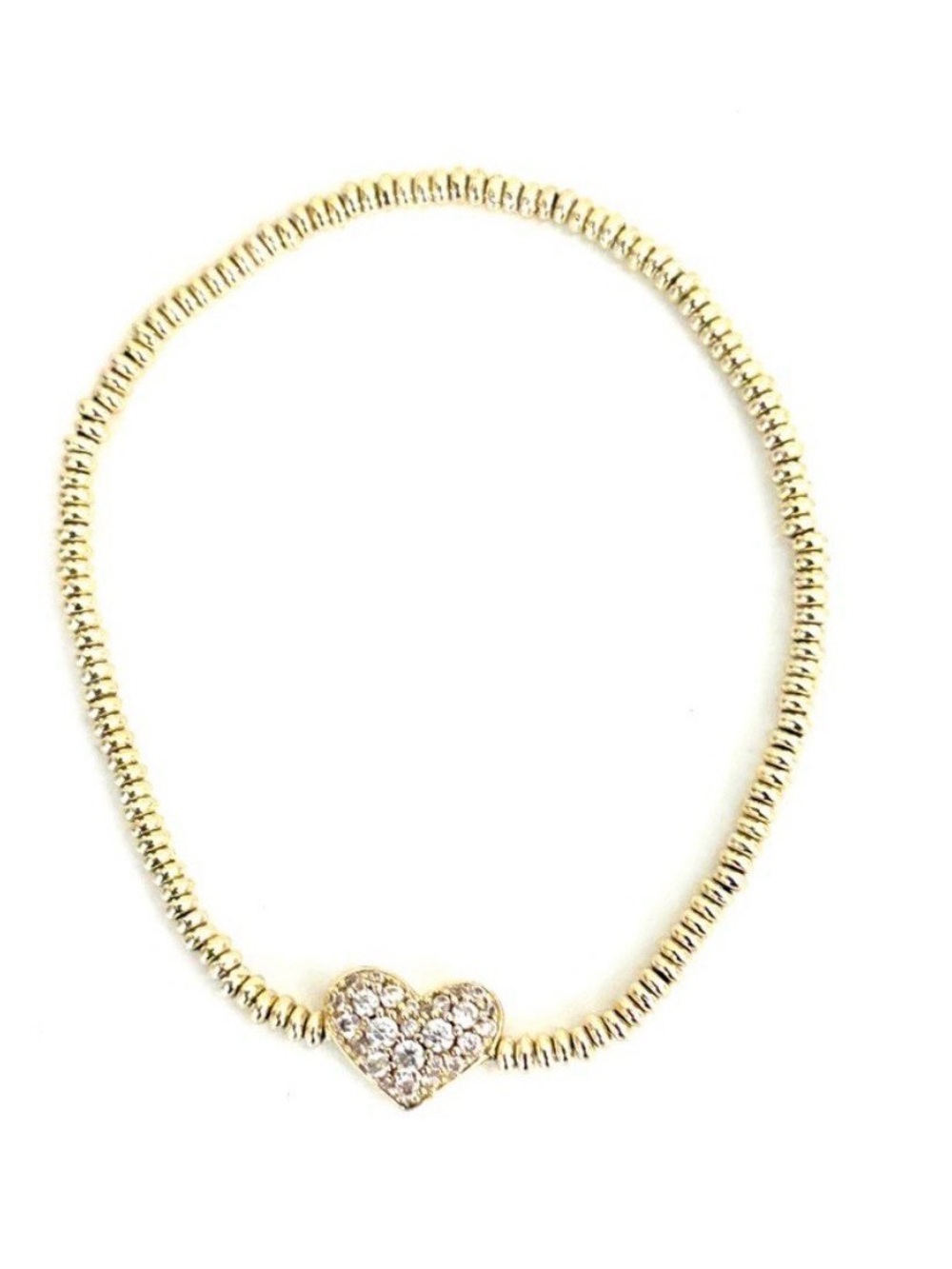 Kendra Scott Gold Heart
Crystal Stretch Bracelet like new - Picture 4 of 4